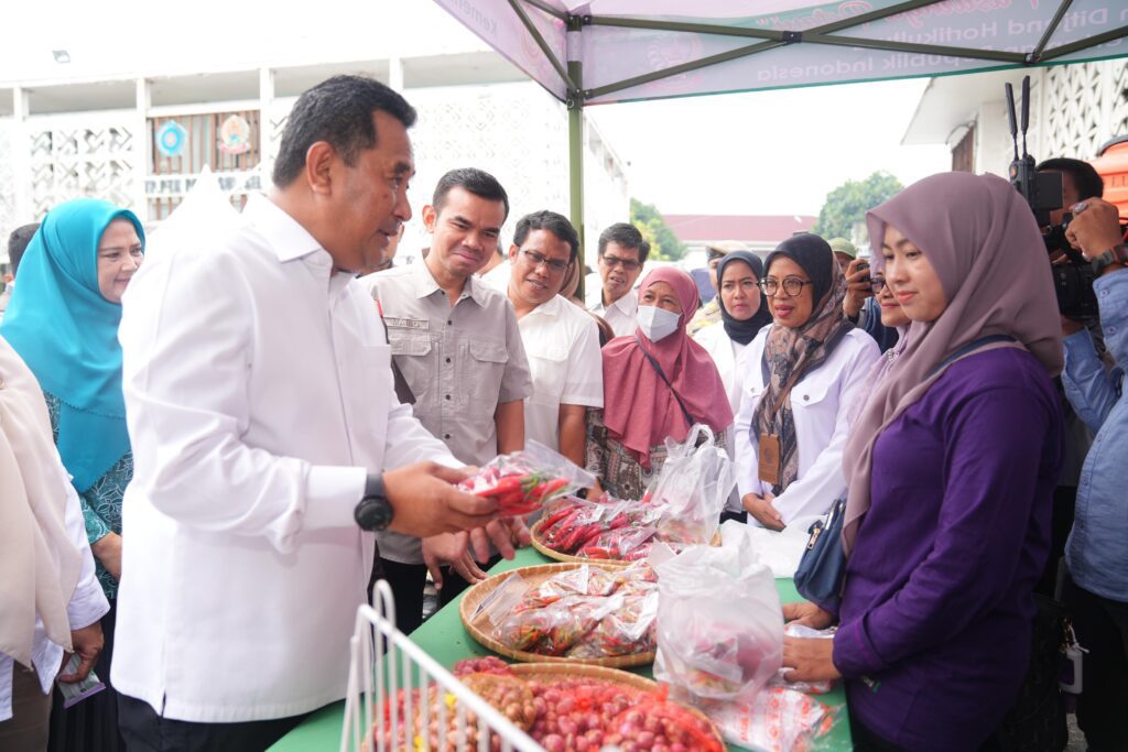 Gerakan pangan murah Pemprov Sulsel.