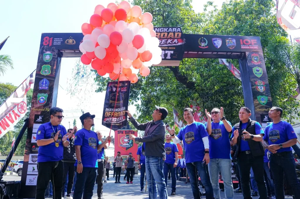 Gubernur Andi Sudirman Lepas 500 Peserta Bhayangkara Off-Road Merdeka Seri V 2026