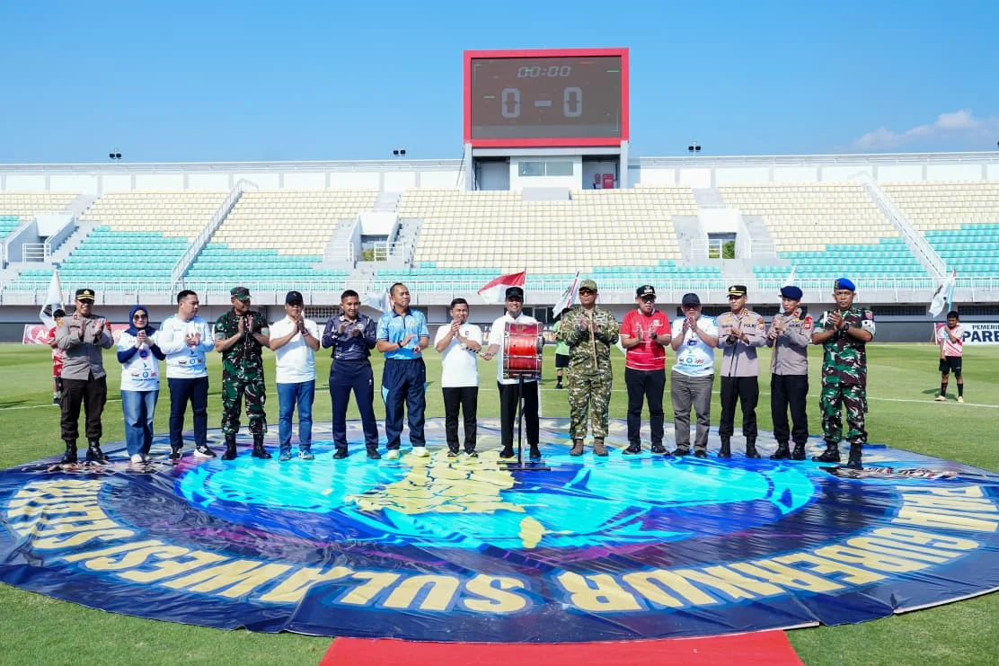 Gubernur Andi Sudirman Kick Off Piala Gubernur Sulsel 2026, Siapkan Rp500 Juta untuk Cetak Bibit PON